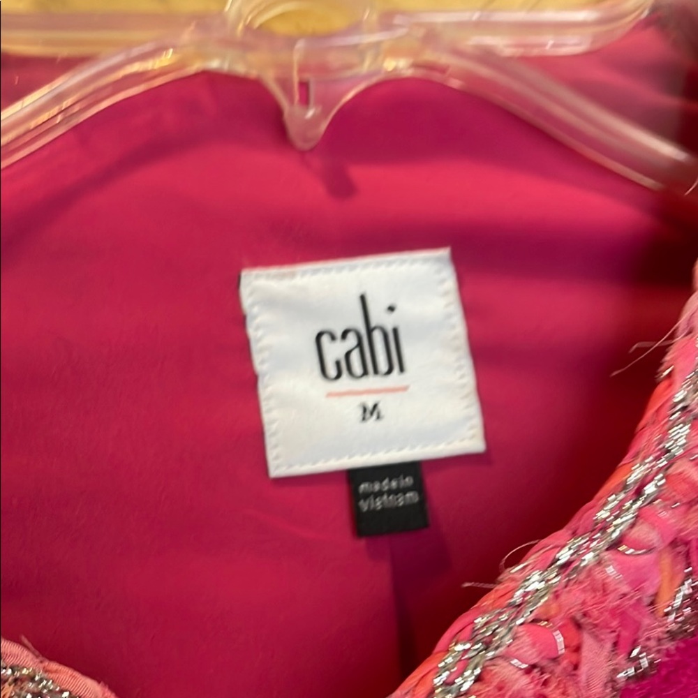 CAbi Pink Tweed Ballroom Jacket - Picture 5 of 10